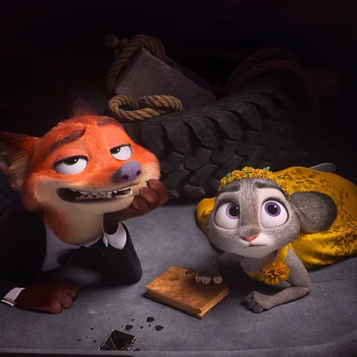 ✊ Стикер «Judy and Nick» для Telegram