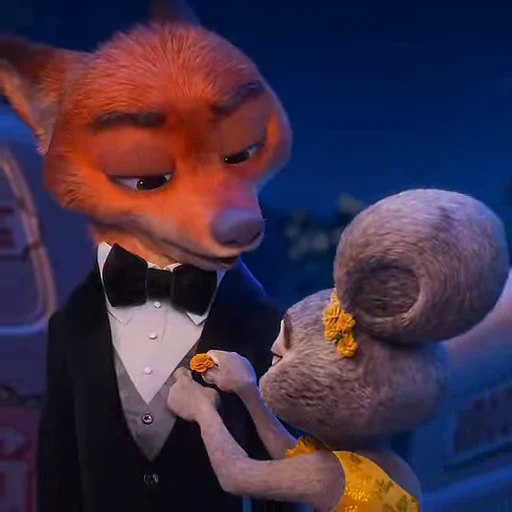 👀 Стикер «Judy and Nick» для Telegram