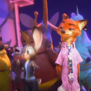 🕺 Стикер «Видео набор стикеров по мульту «Zootopia 2 Зверополис 2»» для Telegram