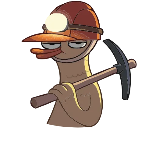 ⛏ Эмодзи «Зак» для Telegram