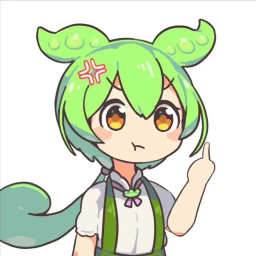 🌟 Стикер «Zundamon» для Telegram