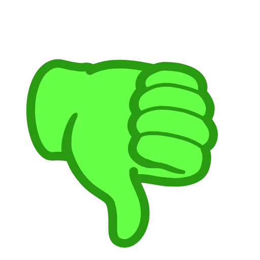 👎 Эмодзи «Reactions #emoji #color #rainbow» для Telegram