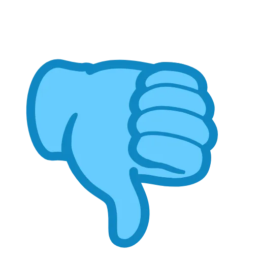 👎 Эмодзи «Reactions #emoji #color #rainbow» для Telegram