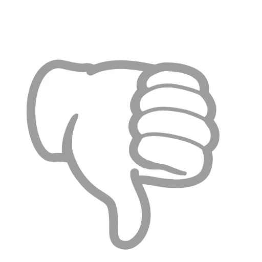 👎 Эмодзи «Reactions #emoji #color #rainbow» для Telegram