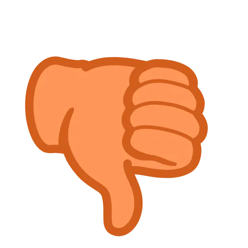 👎 Эмодзи «Reactions #emoji #color #rainbow» для Telegram