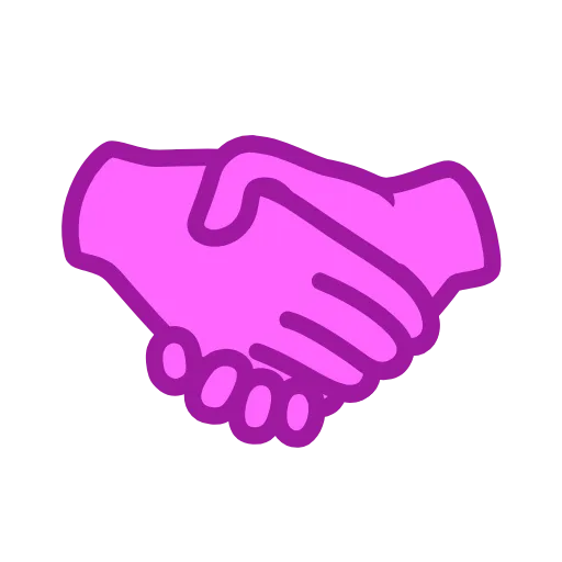 🤝 Эмодзи «Reactions #emoji #color #rainbow» для Telegram
