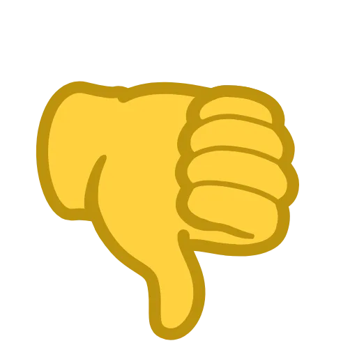 👎 Эмодзи «Reactions #emoji #color #rainbow» для Telegram