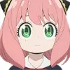 😳 Эмодзи «Anya Forger #anime #girl #cute» для Telegram
