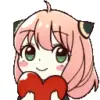 🙂 Эмодзи «Anya Forger #anime #girl #cute» для Telegram