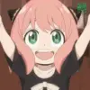 🙂 Эмодзи «Anya Forger #anime #girl #cute» для Telegram