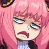 😬 Эмодзи «Anya Forger #anime #girl #cute» для Telegram