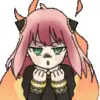 🔥 Эмодзи «Anya Forger #anime #girl #cute» для Telegram