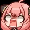 😳 Эмодзи «Anya Forger #anime #girl #cute» для Telegram