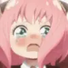 😢 Эмодзи «Anya Forger #anime #girl #cute» для Telegram