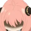 🙂 Эмодзи «Anya Forger #anime #girl #cute» для Telegram