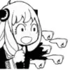 🤜 Эмодзи «Anya Forger #anime #girl #cute» для Telegram