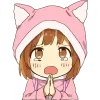 🙏 Эмодзи «Маленькие девочки» для Telegram