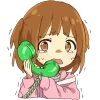 📞 Эмодзи «Маленькие девочки» для Telegram
