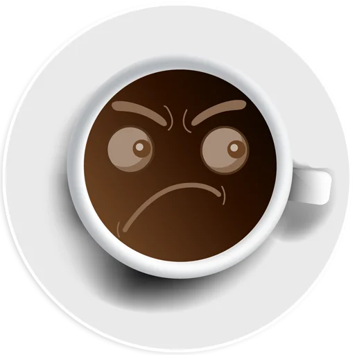 😠 Стикер «Abaryhien Coffee» для Telegram
