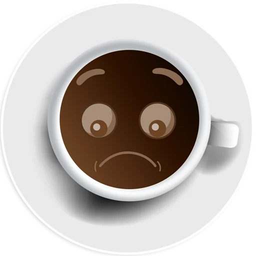 ☹️ Стикер «Abaryhien Coffee» для Telegram