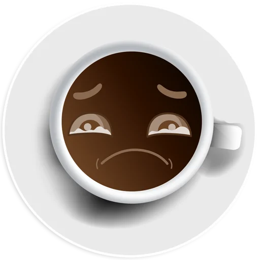 😢 Стикер «Abaryhien Coffee» для Telegram