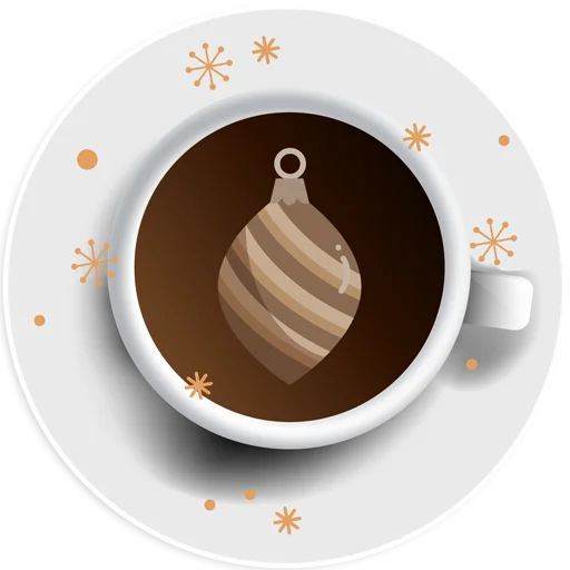 🎄 Стикер «Abaryhien Coffee» для Telegram