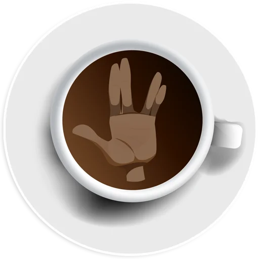 🖖 Стикер «Abaryhien Coffee» для Telegram