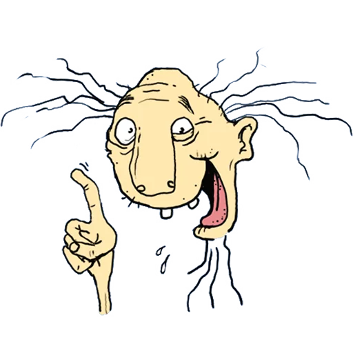 ☝ Стикер «Absurdoodles» для Telegram