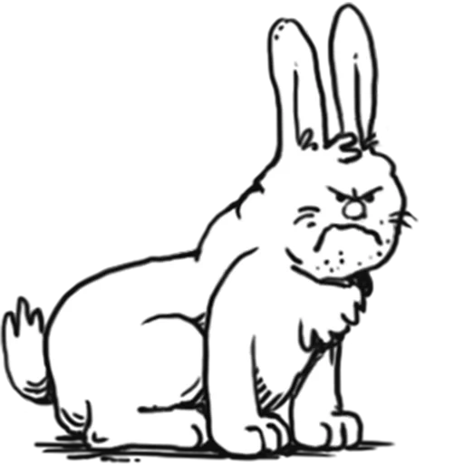 🐰 Стикер «Absurdoodles 3» для Telegram