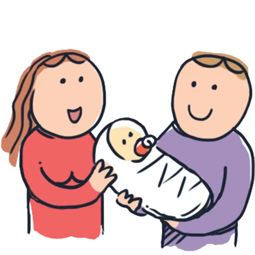 👪 Стикер «Absurdoodles 3» для Telegram