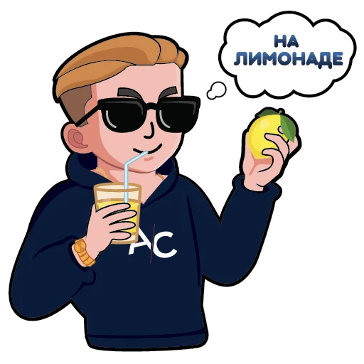 🍋 Стикер «AC» для Telegram