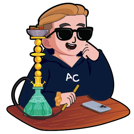 😌 Стикер «AC» для Telegram