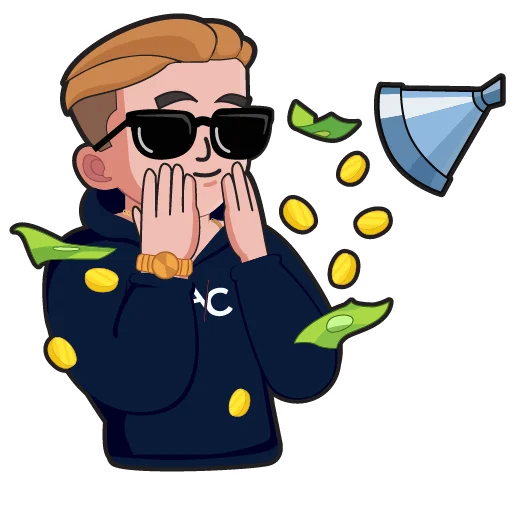 🚿 Стикер «AC» для Telegram