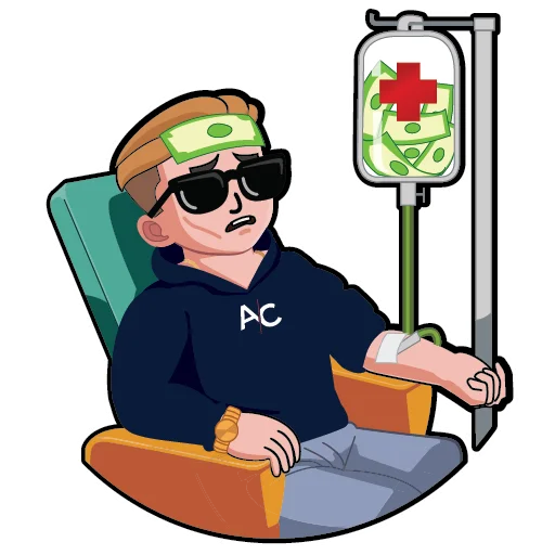 🤒 Стикер «AC» для Telegram
