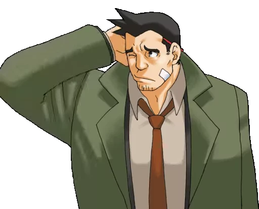 😥 Стикер «Ace Attorney» для Telegram