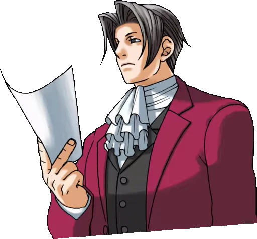 📄 Стикер «Ace Attorney» для Telegram
