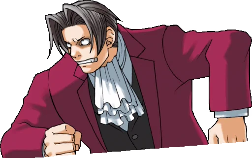 😡 Стикер «Ace Attorney» для Telegram