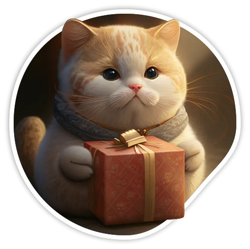 Стикерпак adadem cats для Telegram — скачать