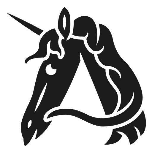 Эмодзи Unicorn Arthur R. F - адаптивный шрифт, английский для Telegram — скачать