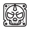 💀 Эмодзи «adaptive gothic» для Telegram