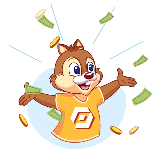 💴 Стикер «Бурундук Сhipmunk» для Telegram
