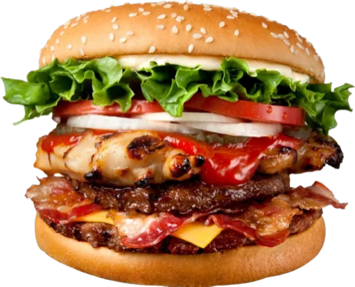 🍔 Стикер «охуенный хавчик» для Telegram