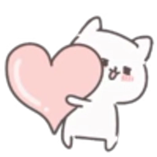 ❤️ Эмодзи «Adorable Cat» для Telegram