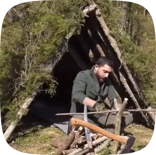 🏕️ Стикер «Adventure» для Telegram