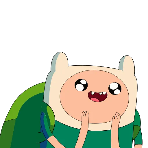 😝 Стикер «Adventure Time» для Telegram
