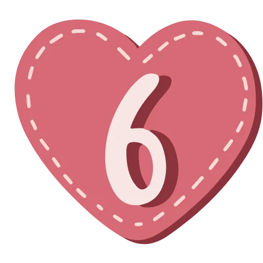 6️⃣ Эмодзи «Aesthetic Love - векторные буквы, сердечки и иконки» для Telegram