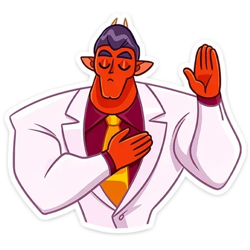 ☝️ Стикер «Август без надписей» для Telegram
