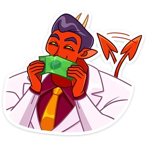💵 Стикер «Август без надписей» для Telegram