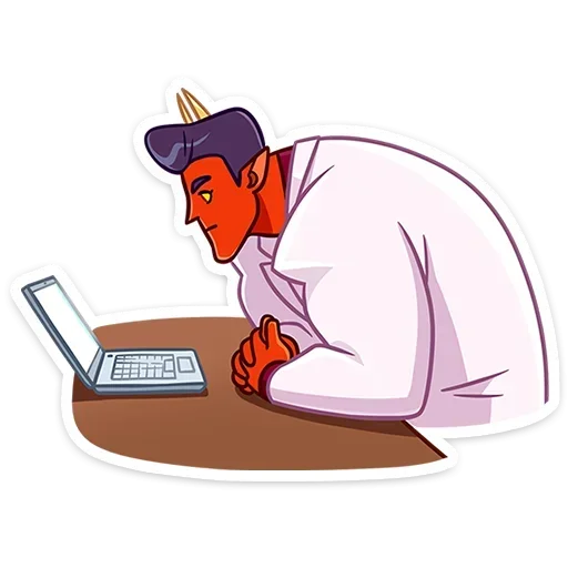 💻 Стикер «Август без надписей» для Telegram