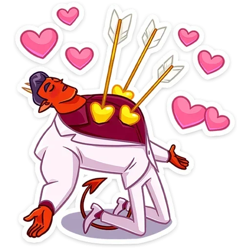 💘 Стикер «Август без надписей» для Telegram